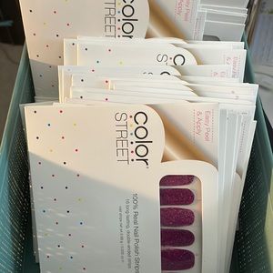 I have 65 Color Street Nail Sets left and no longer sell! Selling all at 1 time.